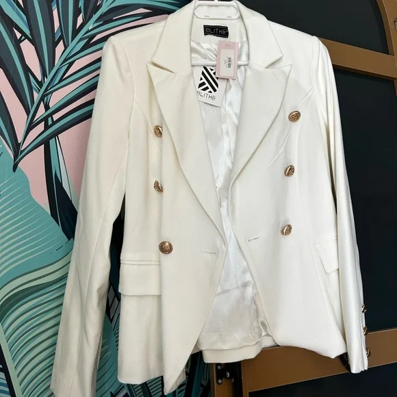 NWT Blithe double-breasted blazer - Picture 2 of 7